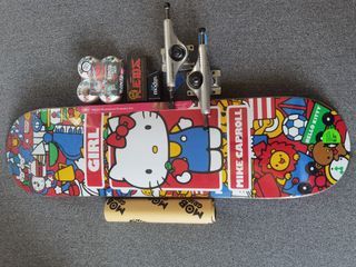 Girl X Hello Kitty 35th Sanrio Anniversary Skateboard Setup