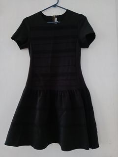 Givenchy drop waist black dress