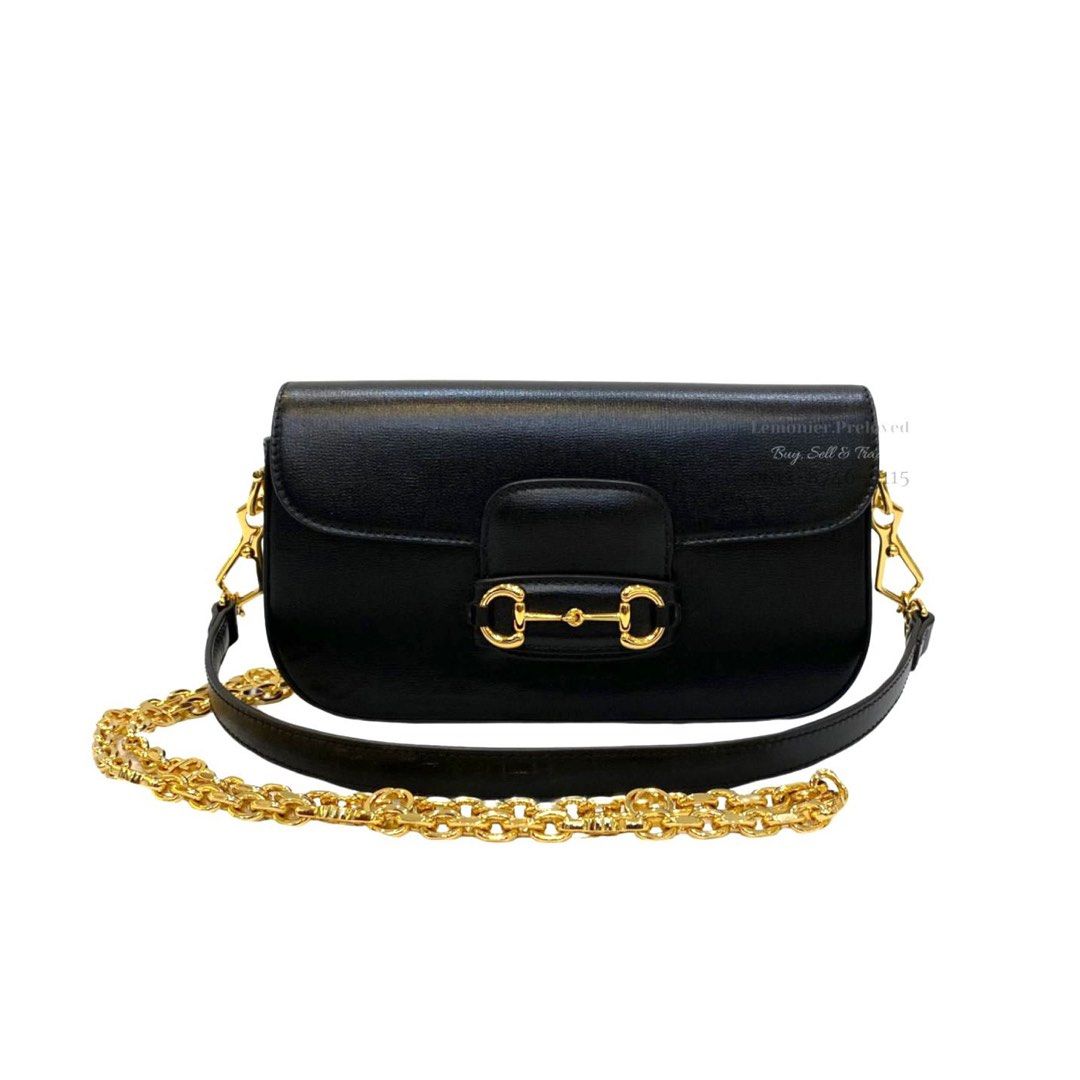 Gucci Horsebit Small East West, Fesyen Wanita, Tas & Dompet di Carousell