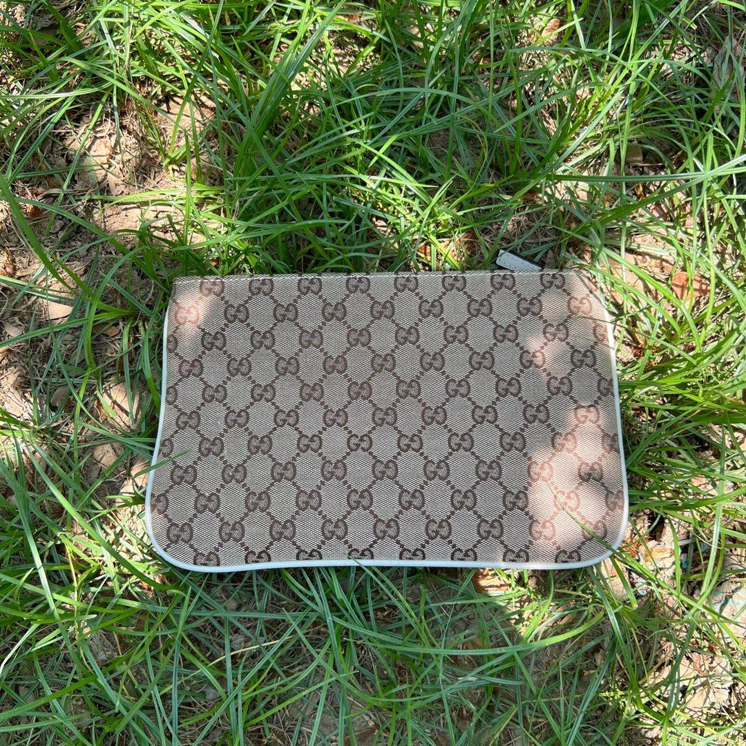 Gucci Monogram Pouch Luxury Bags Wallets on Carousell