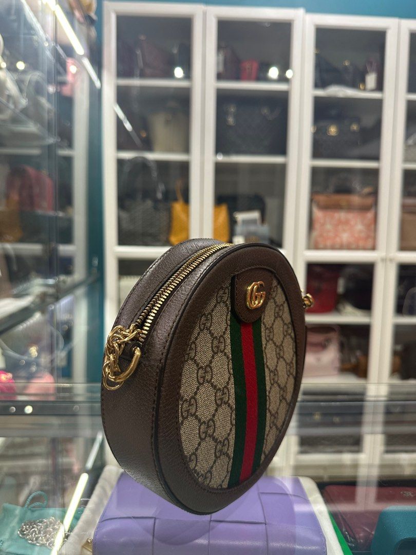 Gucci ophidia round bag hotsell