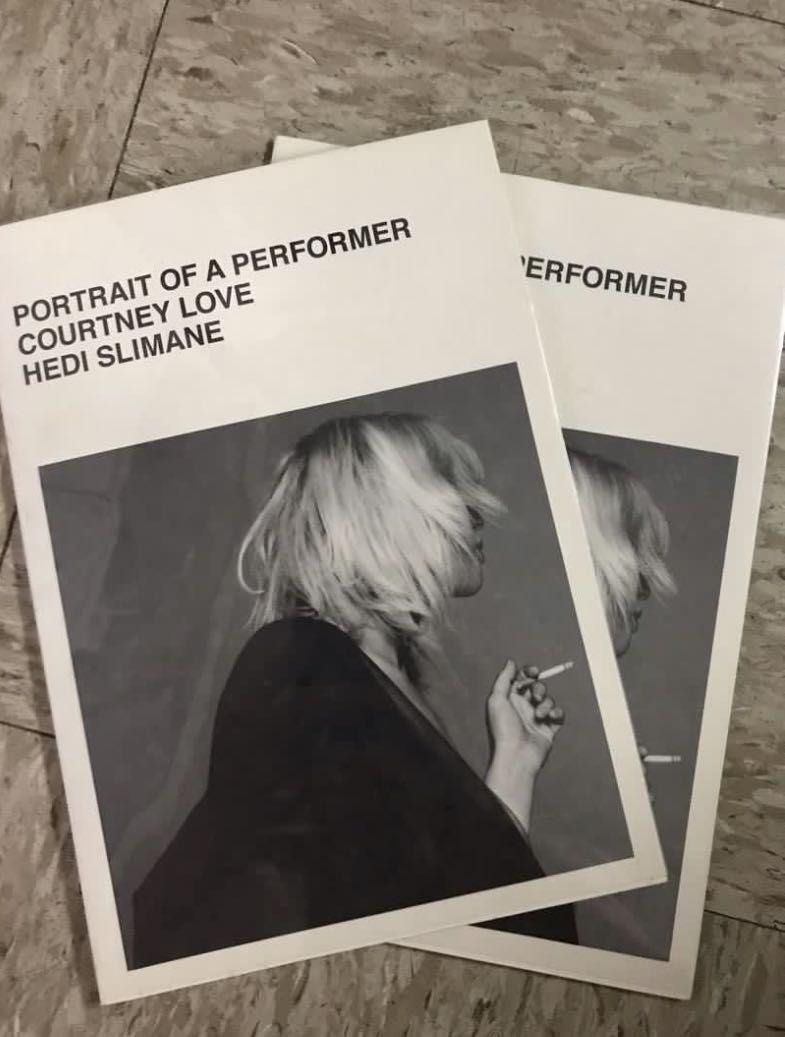 Art Hedi Slimane Portrait Pre-Owned Courtney Love By Hedi Silmane