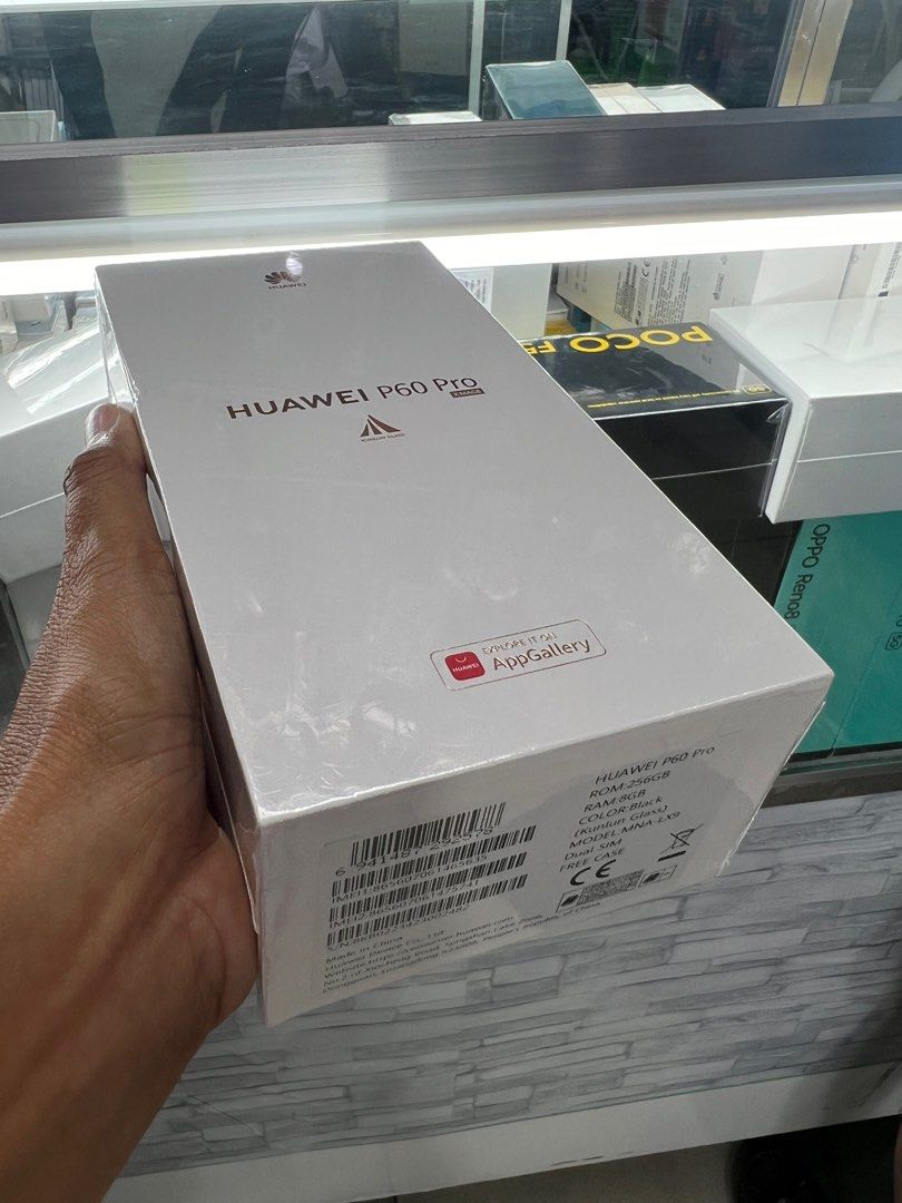 Huawei P60 Pro 256gb 8g ram (Category: Huawei) located in San Juan City. Submitted by AshleyandLynGeneralmerchandise (Listing ID 1300095529, Image 3). Description: We accept trade in Credit card / Home Credit Shipping Meet ups / Delivery Fb page: Ashley & Lyn.