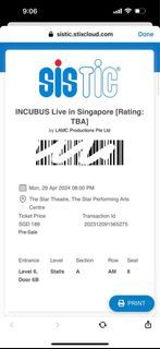 Incubus Singapore Concert