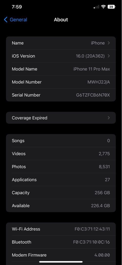 iPhone 11 Pro Max 256GB FU (Category: iPhone 11 Series) located in Manila. Submitted by notwithstanding (Listing ID 1300073059, Image 1). Description: No last price, no swap 98% on 3UTools iPhone 11 Pro Max 256GB FU 77% Health, all parts original 90% Smooth WIth Type C Charger Included Marikina Area.