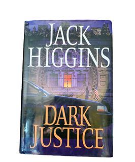 Jack Higgins Dark Justice hardbound book