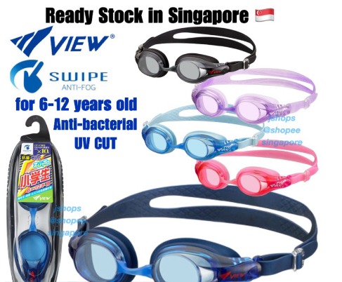 Japan VIEW Swimming Goggles V722JSA Student Kids Kid Children Swim goggle LSG3146 Sports Equipment Sports Games Water Sports on Carousell