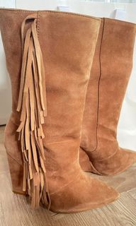 Jean Paul Gaultier Leather Boots Brown