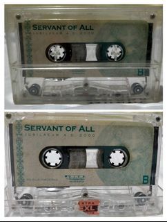 Jubilee Servant of All Jubilaeum AD 2000 Casette Tape Music Collectible Collector Casette Album Old Classic Vintage Tapes Cassettes Tapes | NO INLAY