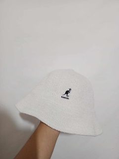 Kangol Bermuda Casual White Bucket Hat