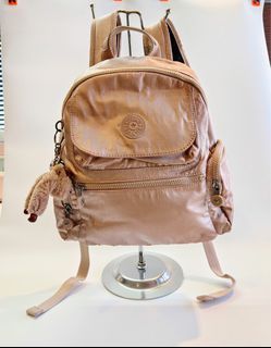 Kipling Matta Backpack in Metallic Rose