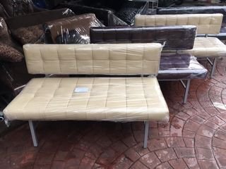 Leather Sofa with Backrest