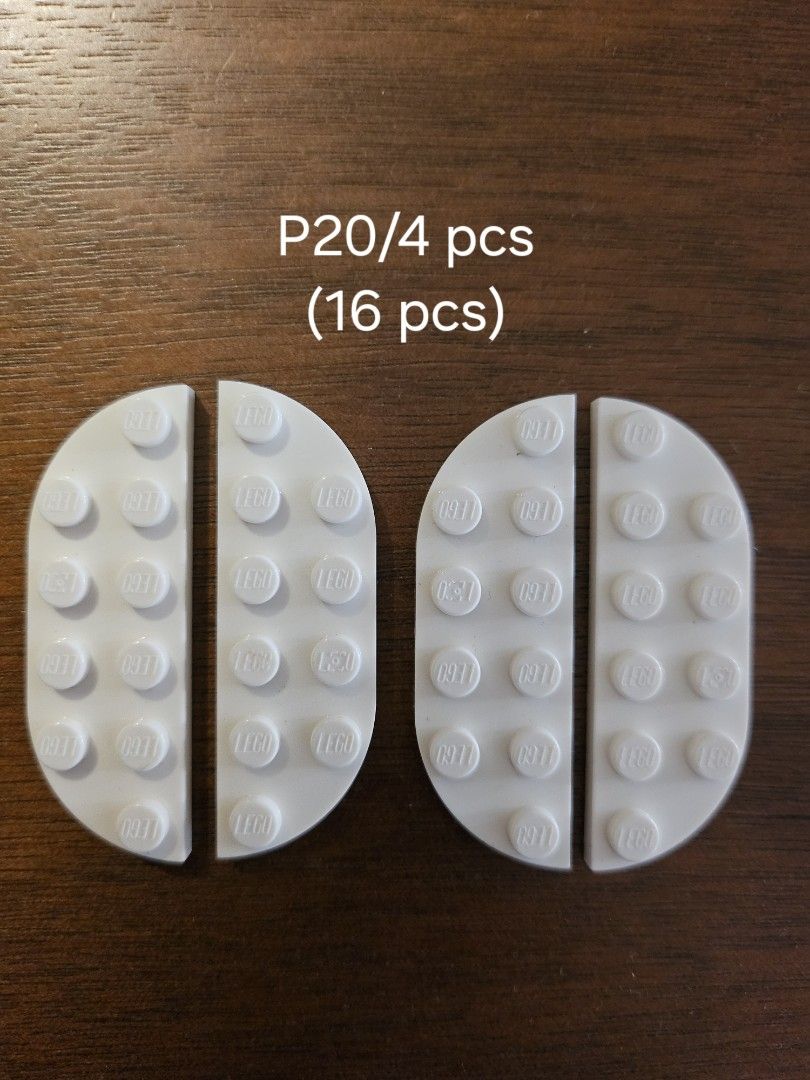 Lego White parts (Category: Lego & Building Sets) located in Quezon City. Submitted by thebrickingpoint (Listing ID 1300022296, Image 1). Description: Original Lego parts. White color. New, unused condition. Old stock, some may have slight scratches due to storage. Price and quantity avsilable indicated on picture. Location: beside Rob Magnolia, QC. Shipping via LBC/Gogo xpress..