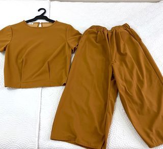 Light Brown Two Piece Set
