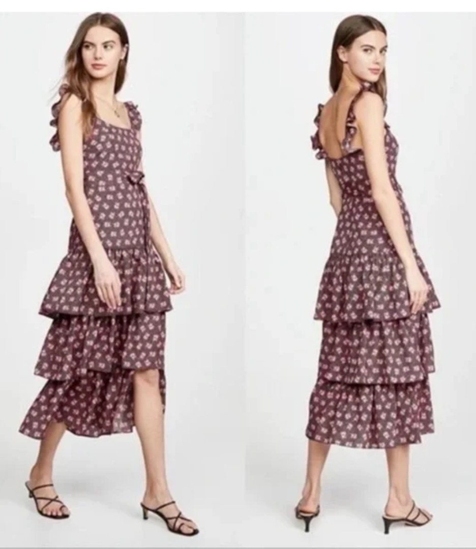 Likely Charlotte Tiered Ruffle Dress US2