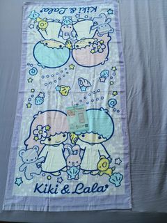 Little Twin Stars cotton bath towel 60x120cm Sanrio licensed Japan