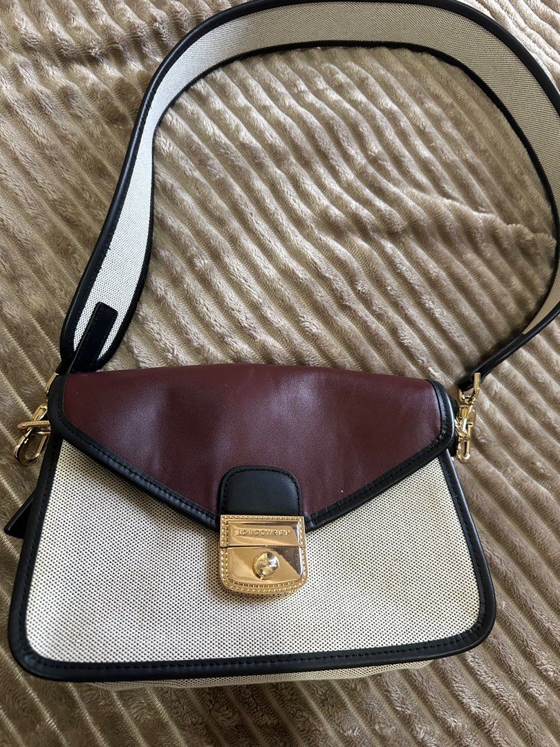 Mademoiselle longchamp toile bag s online