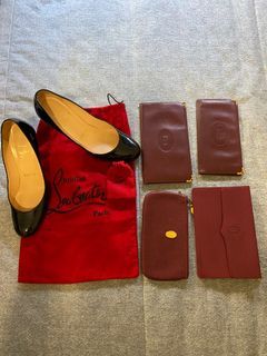 Louboutin shoes and cartier wallets