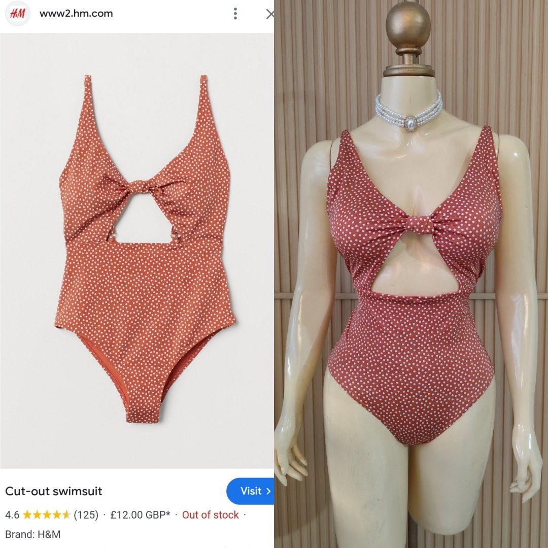 H and m cut out swimsuit outlet