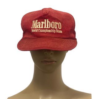 Marlboro Vintage Red World Championship Team Corduroy Cap