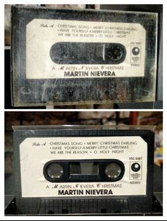 Martin Nievera Christmas Cassette Tape OPM Philippine Music Artist Old Classic Casette Album Collectible for Collector| NO INLAY