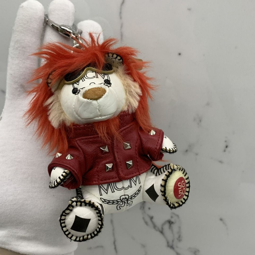 Mcm lion charm hot sale