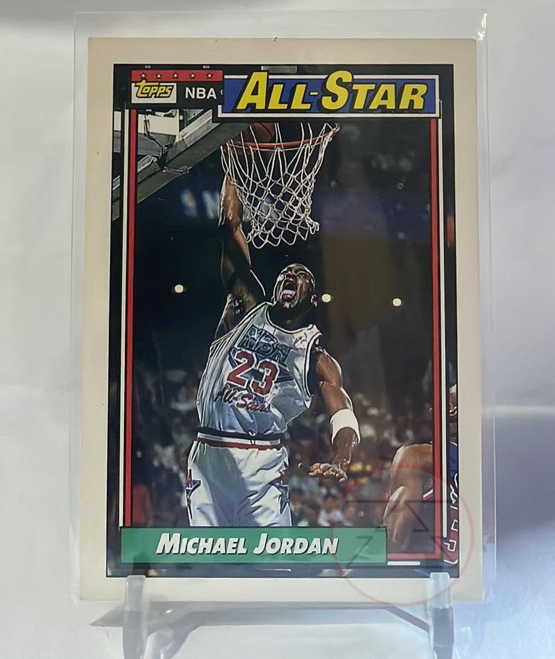 Michael Jordan 1992 Topps All Star East no. 115 NBA card Hobbies Toys Toys Games on Carousell