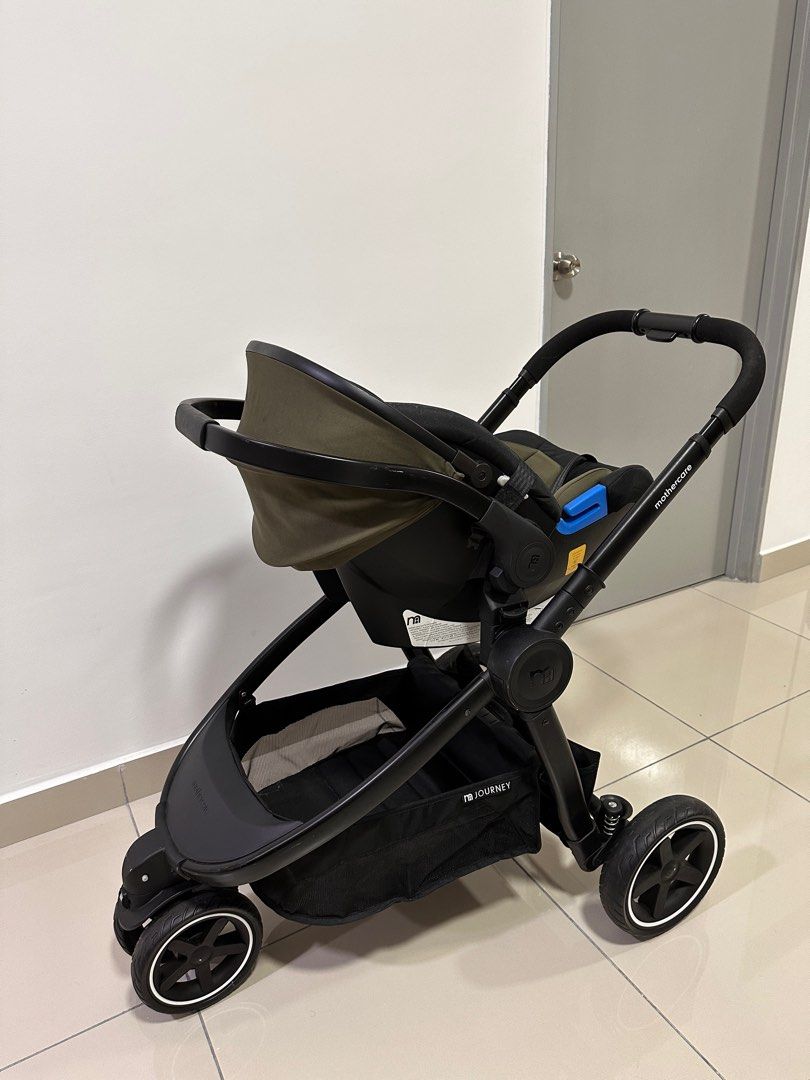 Mothercare Journey 3 Wheel Travel System Carseat Pram Babies Kids Going Out Strollers on Carousell