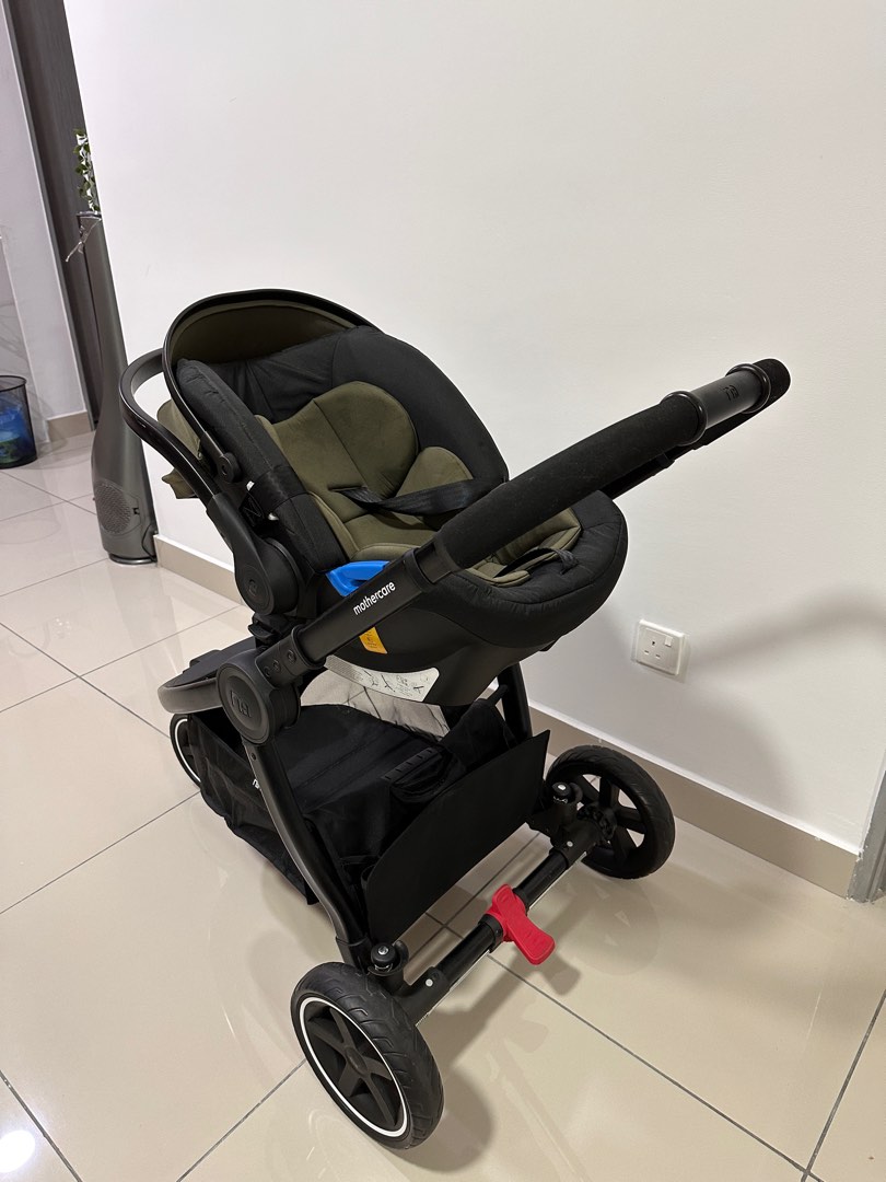 Mothercare Journey 3 Wheel Travel System Carseat Pram Babies Kids Going Out Strollers on Carousell