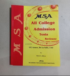 MSA All College Admission Tests Reviewer