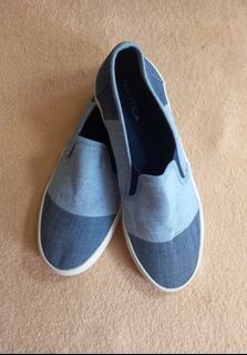 NAUTICA Women's Slip On Denim Loafers Size 8.5M/36.5EUR/25.3 cms Insole Bought in the USA