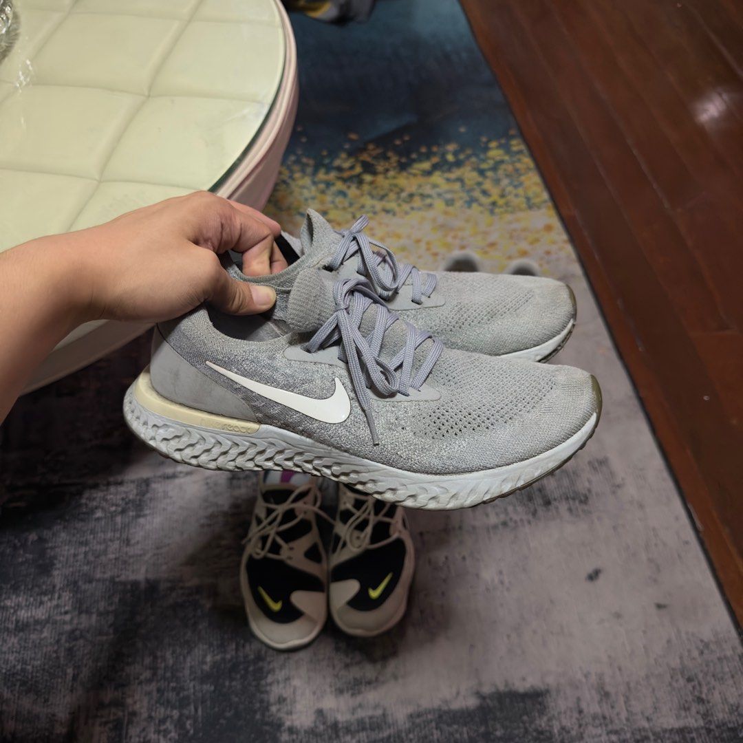 Nike epic react grey on feet clearance