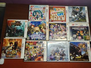 Nintendo 3DS, PS Vita with case and loose games
