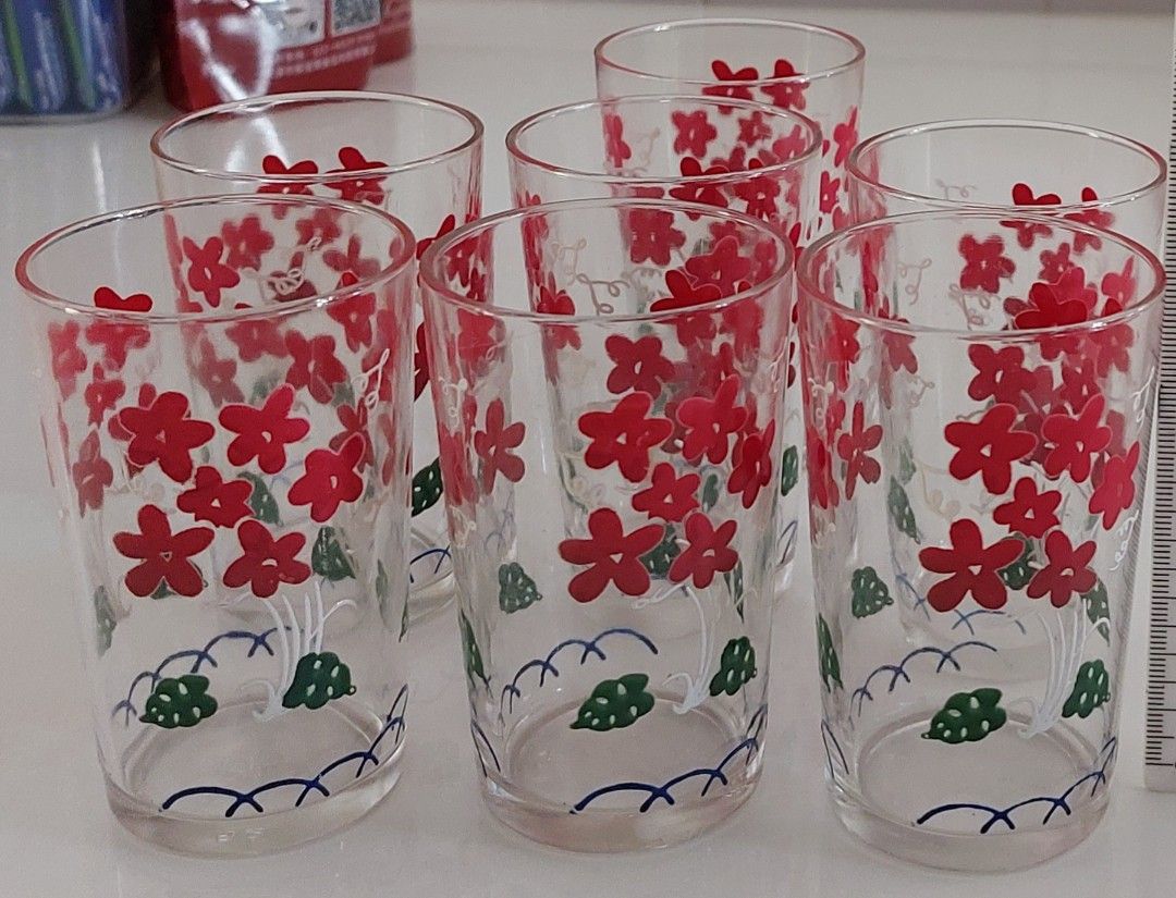 6 Nostalgic Drinking glasses487256740615301121