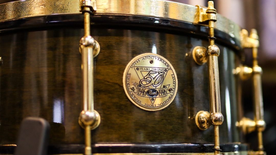 Pearl 50th Anniversary 14x6.5 Solid Shell Maple Snare (Signed by 