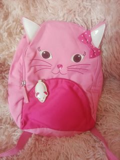 Pink backpack polyester