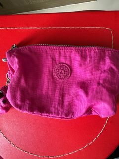 Pink kipling pouch