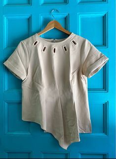 Plains & Prints blouse