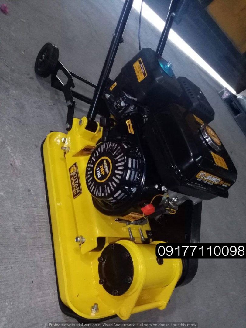 PLATE COMPACTOR - ECONOMY (Category: Construction Tools & Equipment) located in Manila. Submitted by joeyroque09 (Listing ID 1299958421, Image 3). Description: Plate Compactor - Economy Brand: Titan Force: 11 KN Price: 18,000/unit .