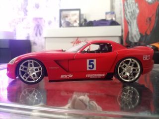Offer you price! RARE Jada Toys Bigtime Muscle - Dodge Viper SRT10 Hard Top (2008, 1/24 scale diecast
