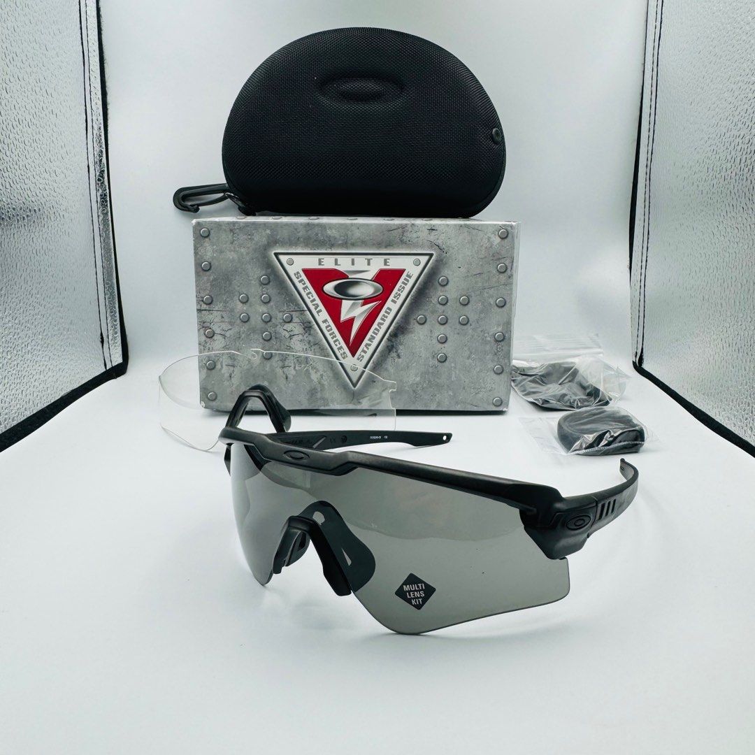 Rare Oakley SI M Frame Alpha Black w/ Grey Clear lens, Men's