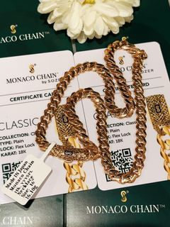 Rg Necklace and Bracelet 18k gold