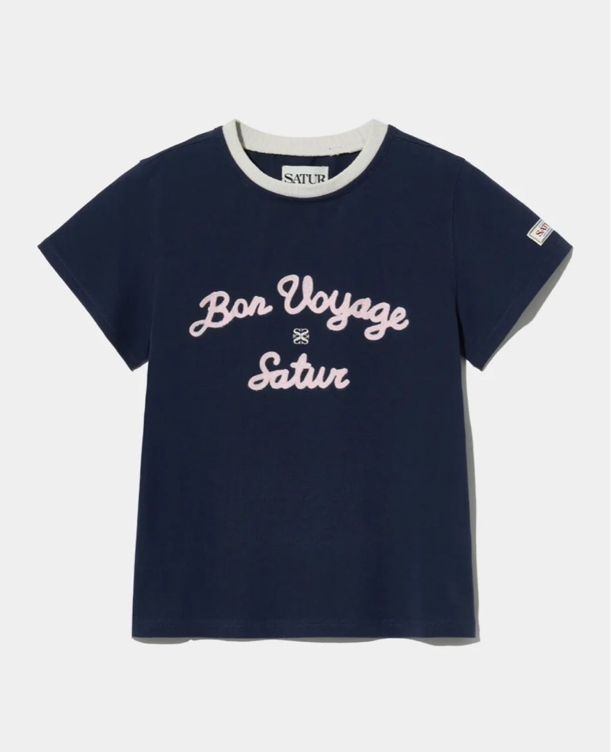★ SATUR ★BON VOYAGE LAYERD HALF SHIRTS MUSINSA公式 | SATUR Bon Voyage Layered Half Shirt Sky Navy