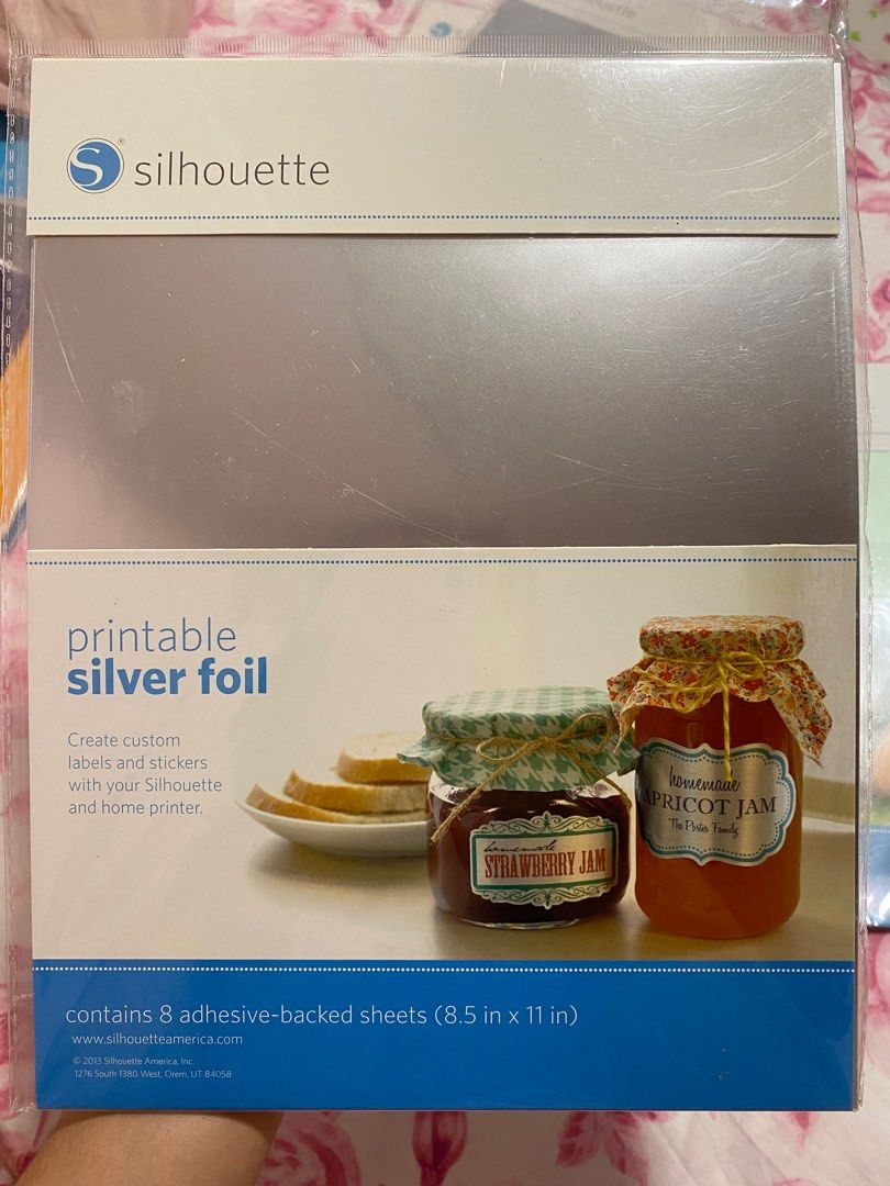 Silhouette shrink plastic sheets, silver foil stickers, scratch-off sticker sheet (Category: Craft Supplies & Tools) located in Lapu Lapu. Submitted by ennnn.44 (Listing ID 1300101255, Image 2). Description: - 450 each - all are printable (inkjet printers) - made for Silhouette Cameo but may also be used with cricut (or manual cutting, although edges won’t be as precise) rfs: decluttering. never got around to using these. .