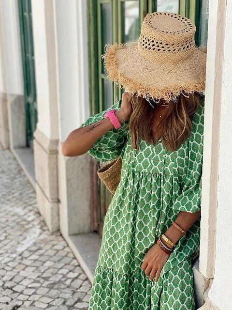 Sleeve Vintage Dress Women Clothing Fashion Casual Print Maxi Long Dresses Ladies New In Vestidos Femme Carousell