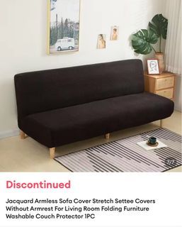 Sofa cover black