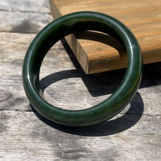 Sold 🙏 Dark Jade Green 55mm Bangle diameter 