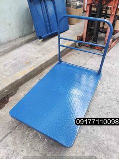 Steel Push Cart (Blue)