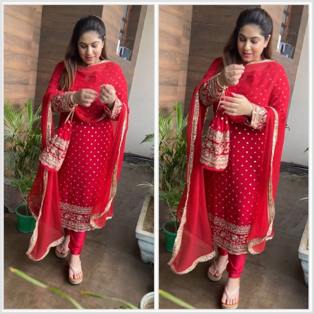Straight cut punjabi dress outlet