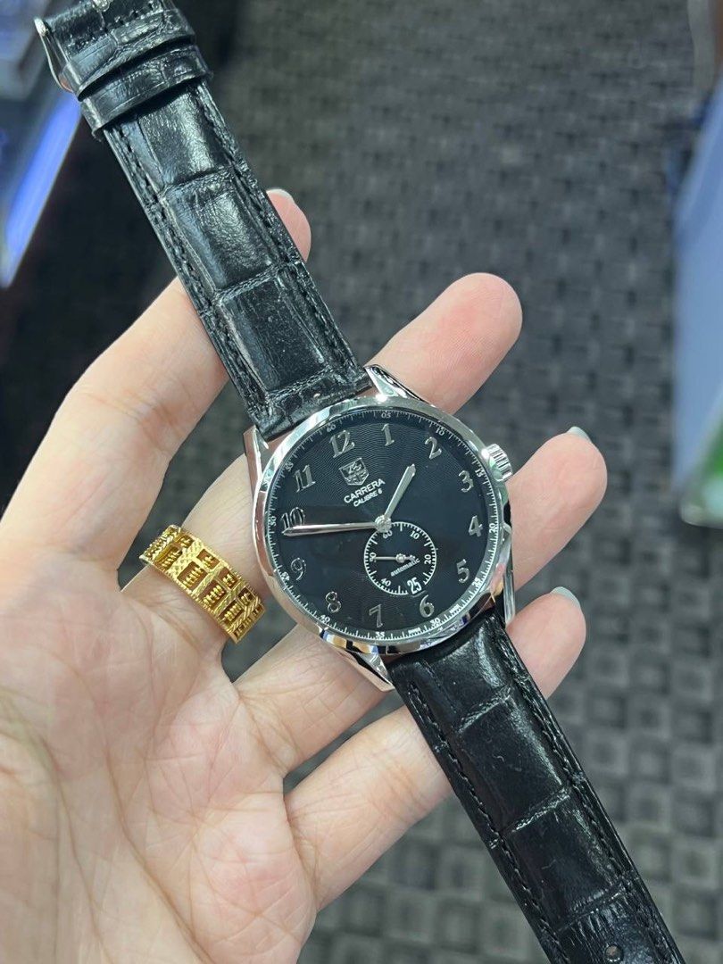 TAG HEUER CARRERA HERITAGE SWISS MADE AUTOMATIC CALIBRE 6 WAS2110 Men s Fashion Watches Accessories Watches on Carousell